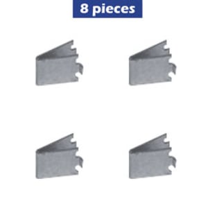 Diamond | Set van 8 clips voor 200Lt kasten | PV2/K8