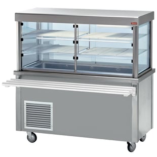 Diamond | Vitrine element met gekoelde top op gekoelde kast | RPAV15-LIQ
