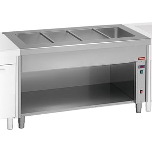 Diamond | Bain-marie element op open kast 6x GN 1/1 | S80/BT23
