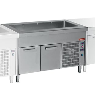 Diamond | Element met gekoelde kuip op gekoelde kast 6x GN 1/1 | S80/RCR23-R2
