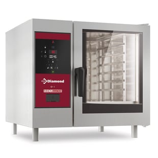 Diamond | Elektrische oven, directe stoom en convectie, 6x GN 1/1+Cleaning | SDE/XC-06