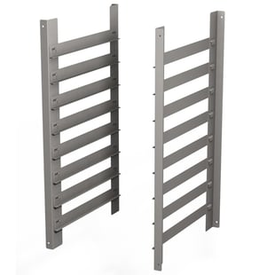 Diamond | Structuur voor platen, 8 niveaus, voor onderstel+Onderstel oven, met bodemtablet | STG64-BG-2_TLSC1-BG-