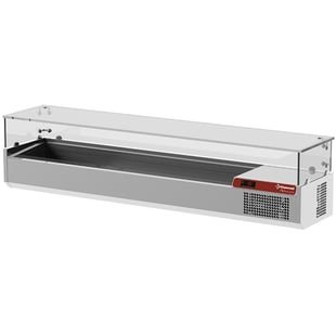 Diamond | Saladette met glas 1800 mm. | SY180/PL3