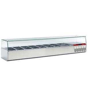 Diamond | Gekoelde structuur GN 8x1/3, 1x1/9,, met rechte ruit | SY198G/PP9-OCC