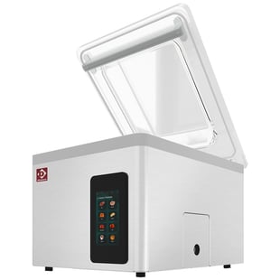 Diamond | Vacuümmachine, roestvrijstalen kuip 460x420xh180 mm. 21 m3/u TOUCH-scherm | TA-90B/IVAC