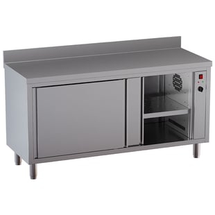 Diamond | Warmtafelkast met  2 schuifdeuren, met achteropstand | TE187D-SA8