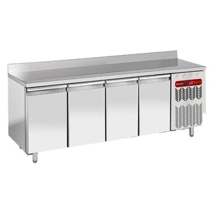 Diamond |  Wand  koeltafel, geventileerd, 4 deuren EN 600x400, 760 liter | TP4N/HA-R2