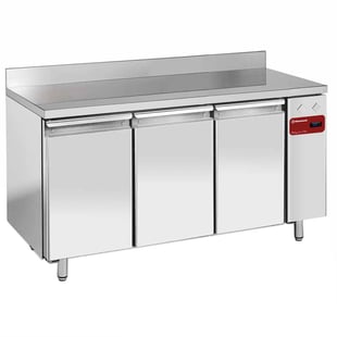 Diamond |  Wand  koeltafel, geventileerd, 3 deuren EN 600x400, 550 liter (zonder groep) | TPS3N/HA