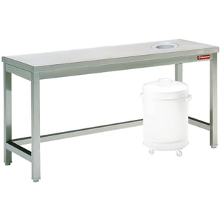 Diamond | Afruim en sorteertafels met afvalopening  | TS1670