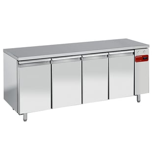 Diamond |  Wand  vriestafel, geventileerd, 4 deuren GN 1/1, 550 liter (zonder groep) | TS4B-NE