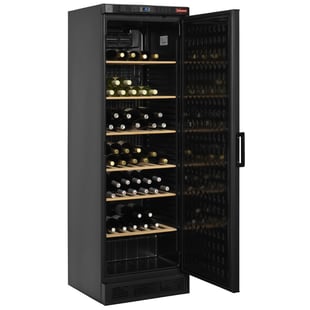 Diamond | Wijnkast, geventileerd, 380 liters, ZWART | WINE-P38/R6V-2EME