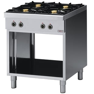 Diverso by Diamond | Fornuis met 4 branders, op open kast | WR-4B07-64