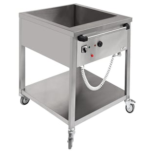 Diverso by Diamond | Mobiele bain-marie 2x GN1/1 | WR-BM20-20