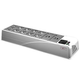 Diverso by Diamond | Gekoelde opzetstruktuur gastronorm 7 GN 1/3 h 150 mm | WR-MIDI-R2