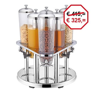 Sunnex | muesli dispenser |5x3,0L|