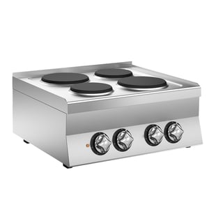 Gastro Inox | Mareno M1-600 elektrisch kooktoestel met 4 kookplaten, 70cm - GI-161.017