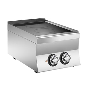 Gastro Inox | Mareno M1-600 keramische kookplaat met 2 kookzones, 40cm - GI-161.024