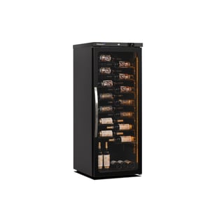 Gastro Inox | Marecos wijnklimaatkast Exclusive 101 flessen zicht ligging, enkele zone - GI-205.056