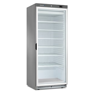 Gastro Inox | Marecos roestvrijstalen GN 2/1 vriezer met glasdeur 600 serie - GI-221.108