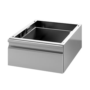 Gastro Inox | Lade voor onderbouw van roestvrijstaal, 680mm diep - GI-301.703