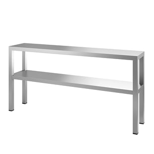 Gastro Inox | Dubbele etagère van roestvrijstaal, 1700(l)x300(d)x650(h)mm - GI-303.319