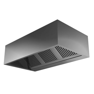 Gastro Inox | Afzuigkap box model met motor van roestvrijstaal, 1500(l)x900(d)x450(h)mm - GI-306.141