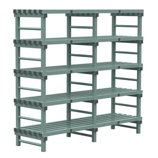 Gastro Inox | REA Design Eurostelling 5 schappen 2000(l)x600(d)x1850(h)mm - GI-308.195