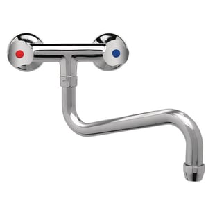 Gastro Inox | Duobloc laag muurmodel 25(Ø)mm mengkraan 250mm - GI-402.016
