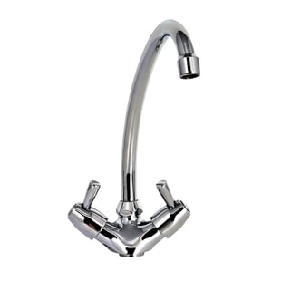 Gastro Inox | Monobloc Ø18mm mengkraan met draaihendels, lengte 200mm - GI-402.240