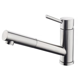Gastro Inox | Monobloc keuken mengkraan met uittrekbare sproeikop, roestvrijstaal AISI 304 - GI-402.304