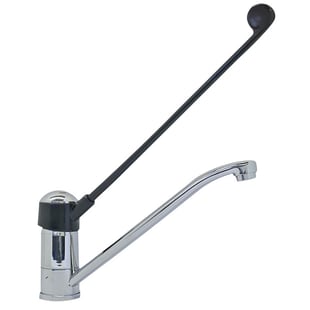 Gastro Inox | Monobloc mengkraan met kunststof elleboog bediening, 300mm - GI-402.414