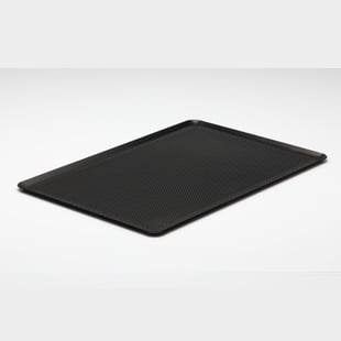 Gastro Inox | Aluminium bakplaat geperforeerd met non-stick coating 600x400mm, randen 45° - GI-502.040