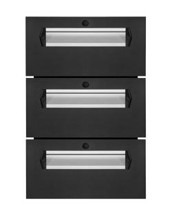 Gamko | Ladecassette antraciet voor E3 3 gelijke laden | GMK-E3_6DA