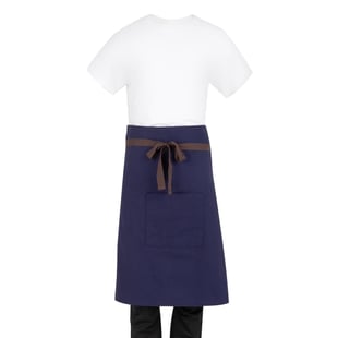 Southside | Katoenen Canvas Bistro Schort Marine