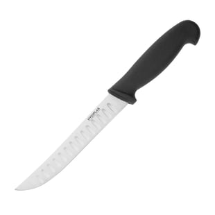 Hygiplas | gegolfd officemes 12,5cm zwart