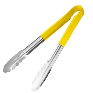 Hygiplas | kleurcode serveertang RVS geel 30cm