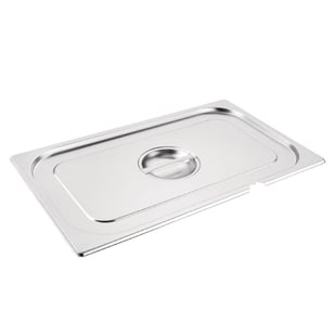 Vogue | RVS deksel met lepeluitsparing GN 1/1