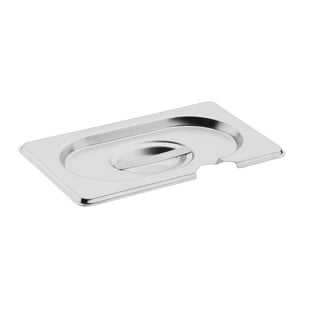 Vogue | RVS deksel met lepeluitsparing GN1/9