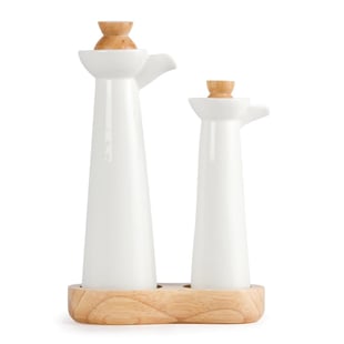 Olympia | Whiteware olie en azijnset