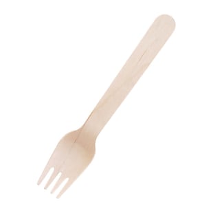 Fiesta Compostable | biologisch afbreekbare houten vorken 15,5cm (100 stuks)