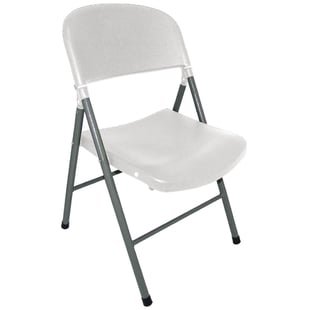 Bolero | opklapbare stoelen wit (2 stuks)