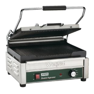 Waring | dubbele paninigrill - groef/groef