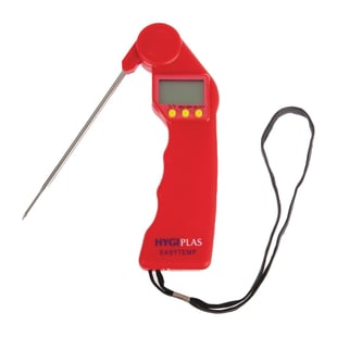 Hygiplas | Easytemp digitale thermometer rood