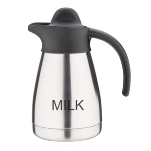 Olympia | thermoskan met schroefdop en opschrift MILK 500ml