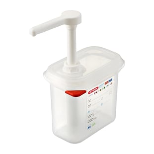 Araven | sausdispenser GN 1/9 transparant 1,5Ltr