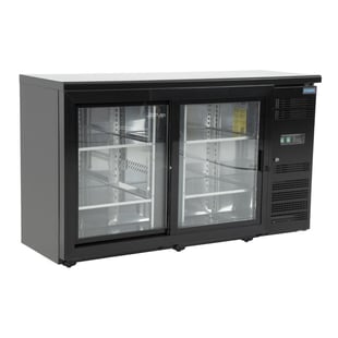 Polar | U-serie bardisplay met 2 schuifdeuren
