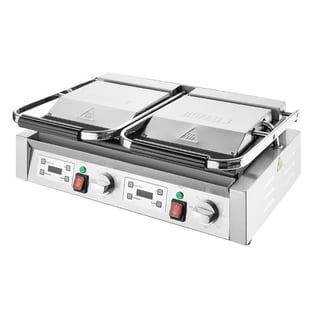 Buffalo | Dubbele Contactgrill Platte & Geribbelde Platen