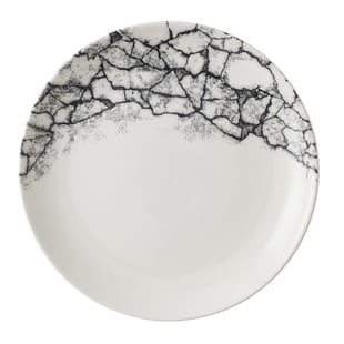 Churchill | Kintsugi Accents Quartz Black Evolve Coupe Bord 22cm (12 stuks)