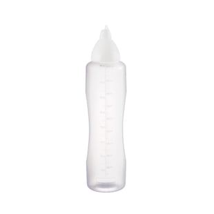 Araven | t transparante anti-drup knijpfles 1Ltr