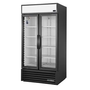 True | Koeling Met 2 Glazen Deuren 991L Staand Zwart Gdm-35-Hc-Tsl01